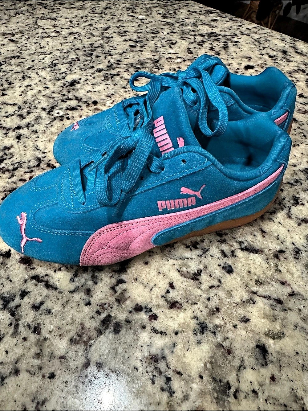Puma Speedcat Sneakers Blue & Pink women’s US 6